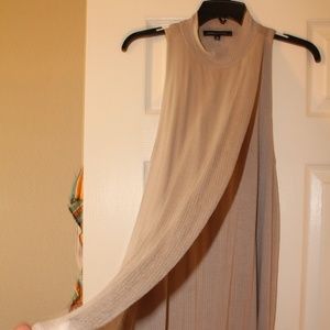 Kendall & Kylie tan High-necked dress